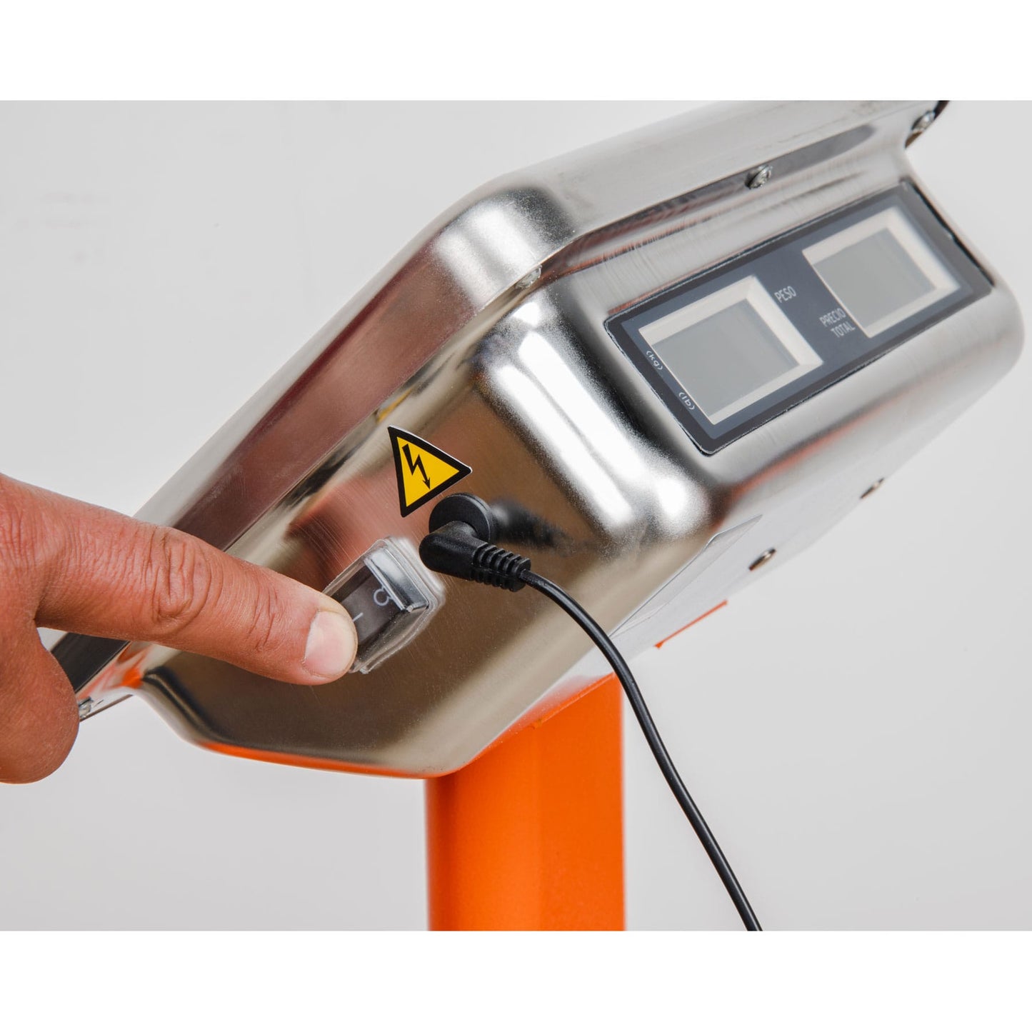 Báscula electrónica de plataforma. plegable. 200 kg. Truper