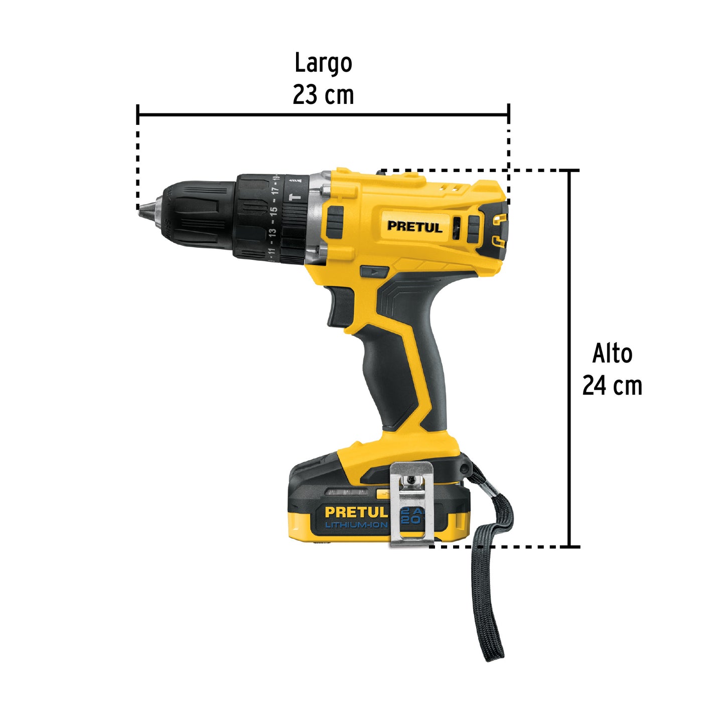 Combo rotomartillo/destornillador impacto. 20V. PRETUL