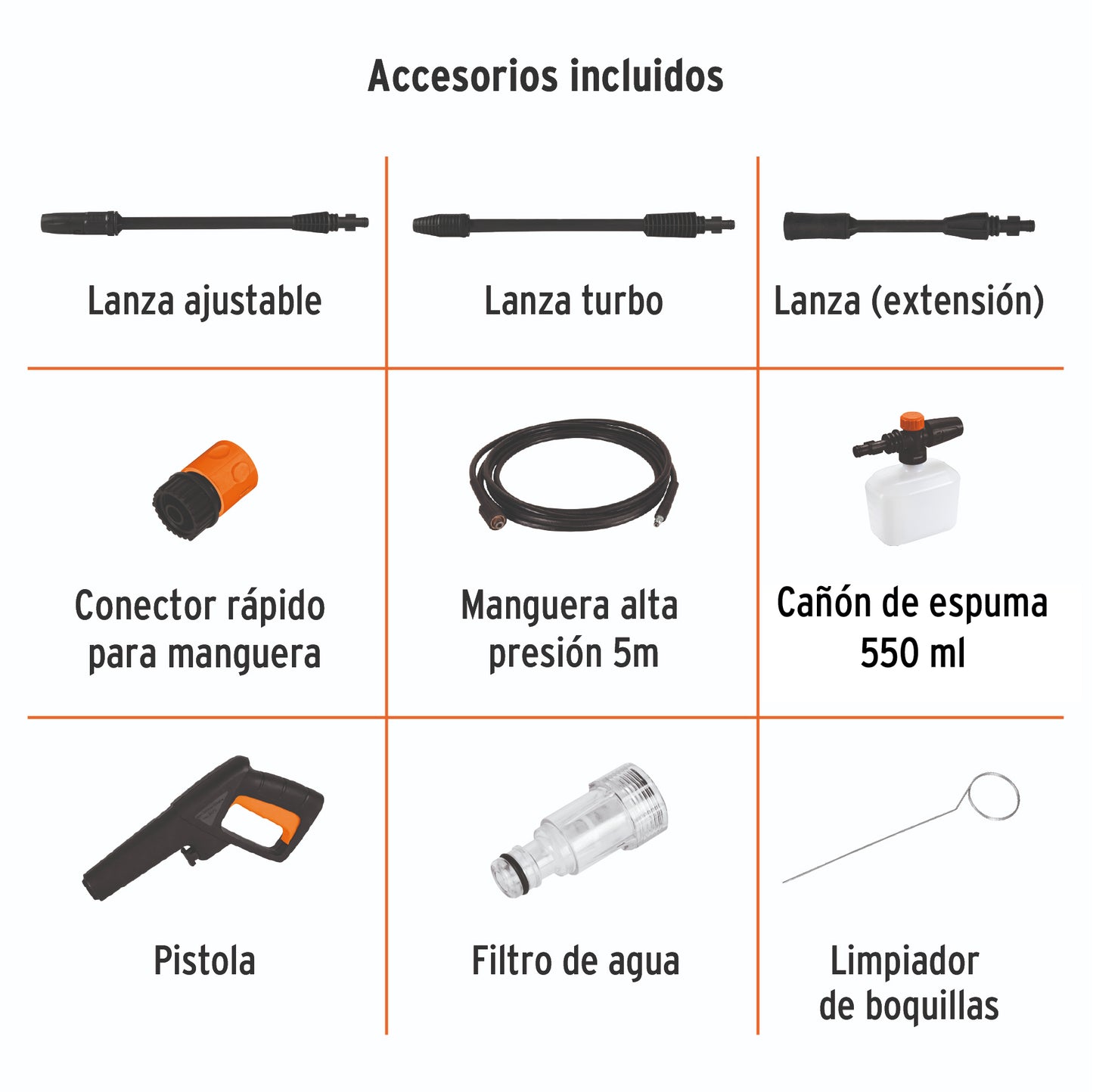 Hidrolavadora eléctrica 1500 PSI. Truper