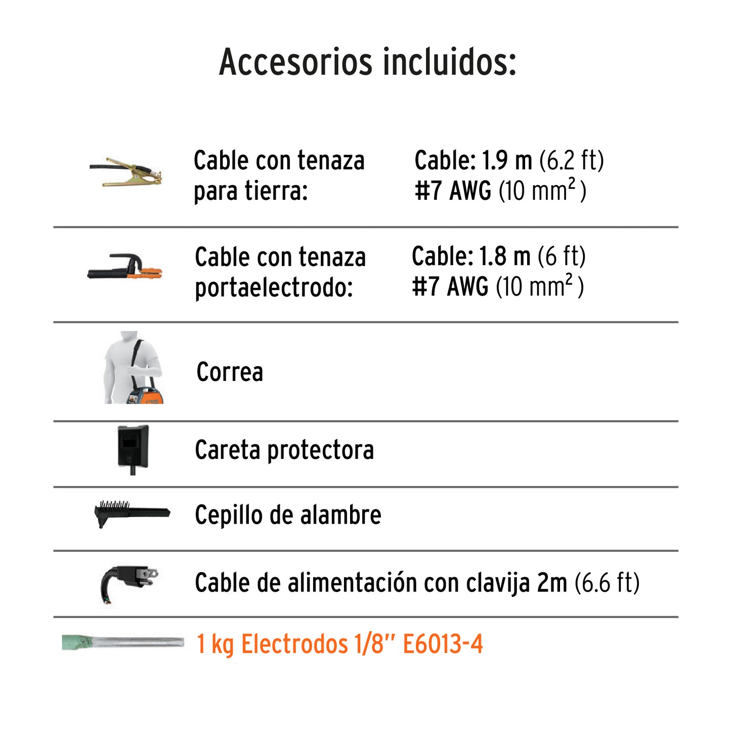 Mini soldadora inversora 100A. 127V. TRUPER