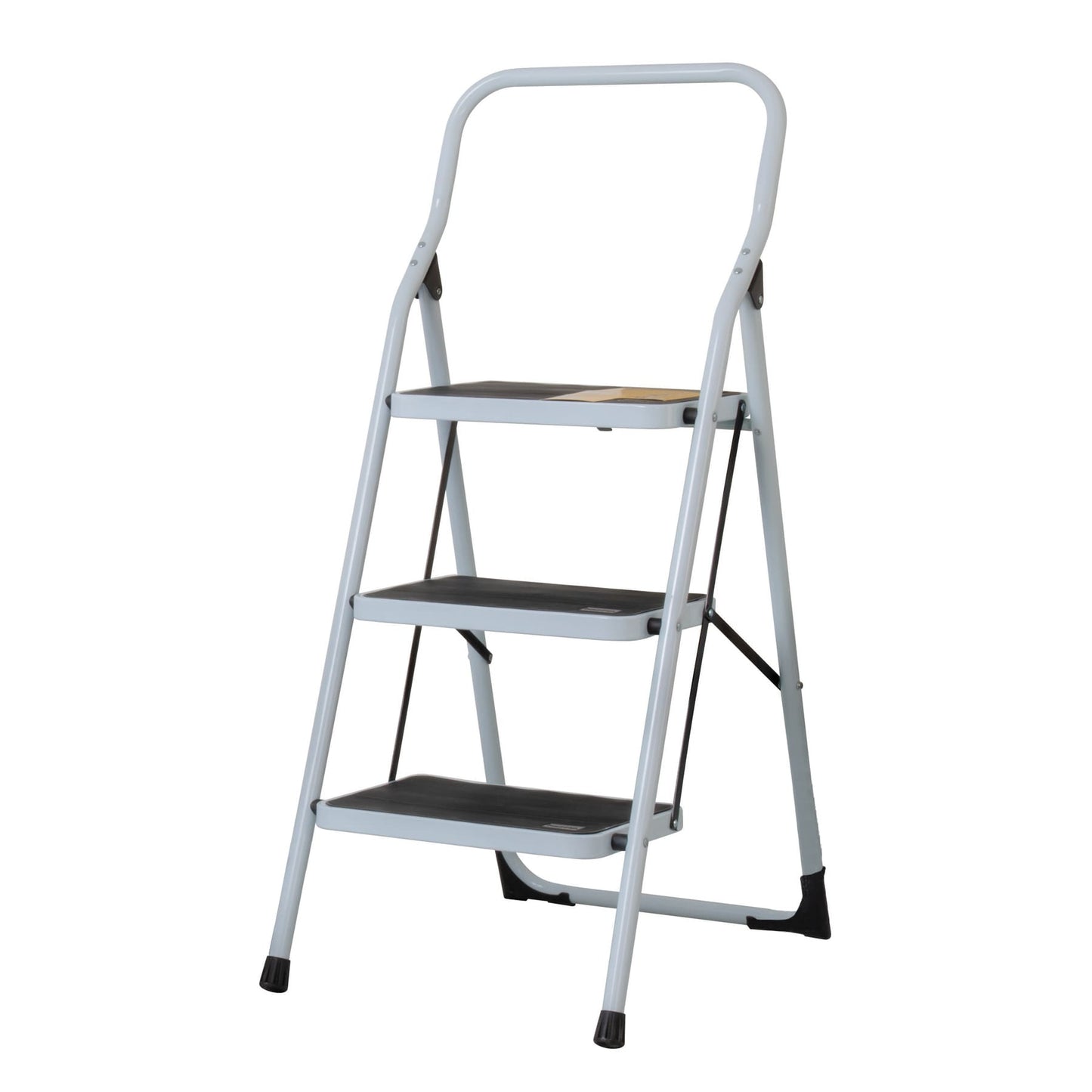 Escalera tubular. plegable. 3 peldaños. Pretul