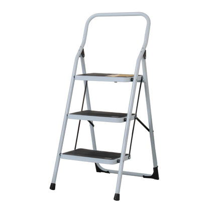 Escalera tubular. plegable. 3 peldaños. Pretul