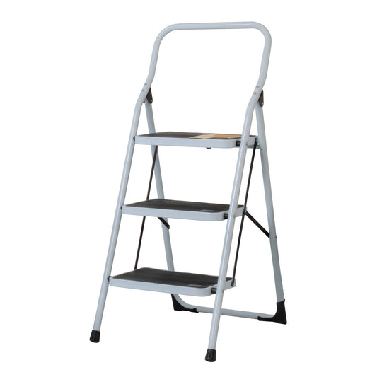 Escalera tubular. plegable. 3 peldaños. Pretul