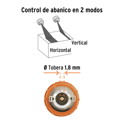 Pistola para pintar eléctrica de 600 W. Truper