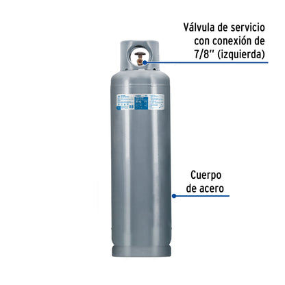 Cilindro portátil para gas LP, 30kg (66lb) Foset