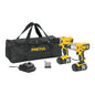 Combo rotomartillo/destornillador impacto. 20V. PRETUL