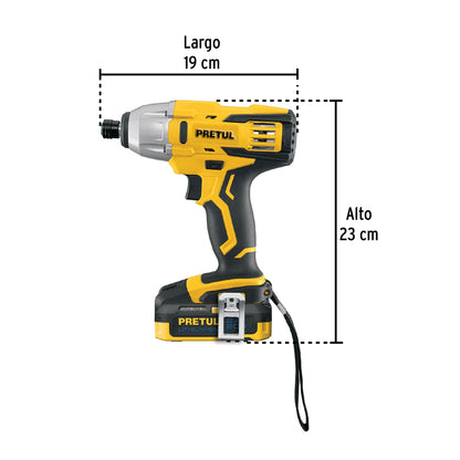Combo rotomartillo/destornillador impacto. 20V. PRETUL
