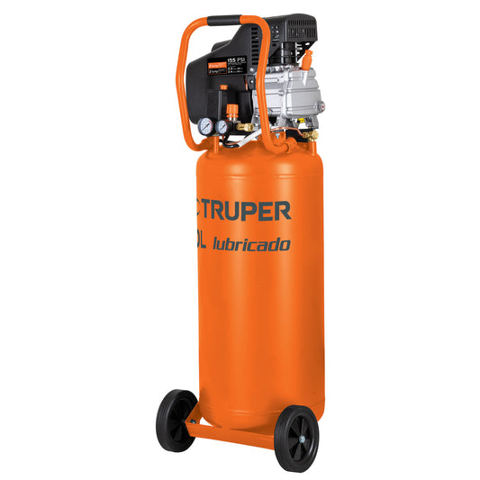 Compresor lubricado. 80L. 3-1/2HP. vertical. 127V. TRUPER