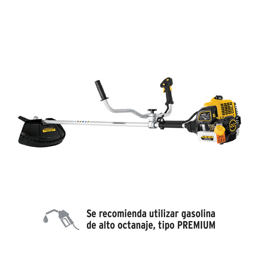 Desmalezadora a gasolina 52 cc mango tipo 'bici' , Pretul