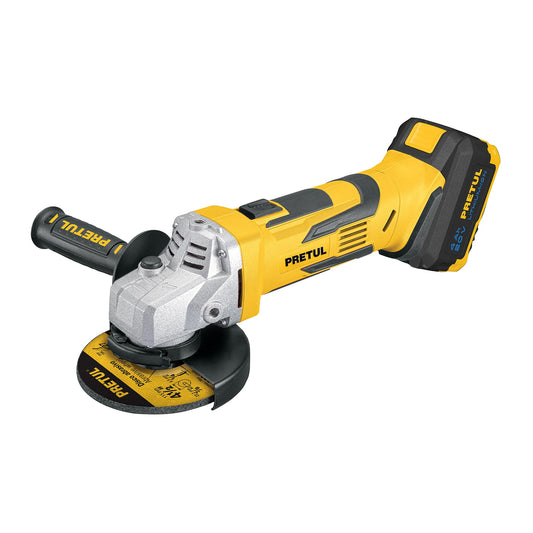 Esmeriladora 4-1/2". 20V. 1 batería 4Ah. PRETUL