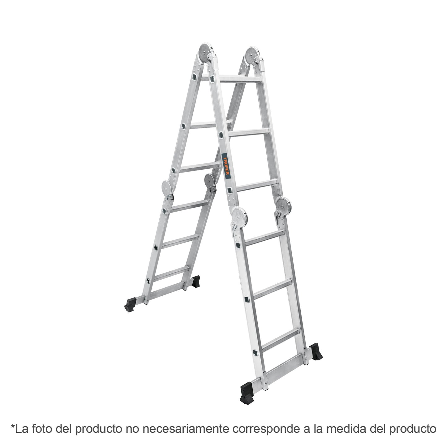Escalera multiposición 16 peldaños. Tipo I. Truper
