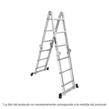 Escalera multiposición 16 peldaños. Tipo I. Truper
