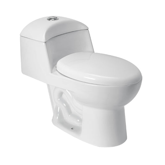 Sanitario one piece alargado. descarga dual. blanco. FOSET