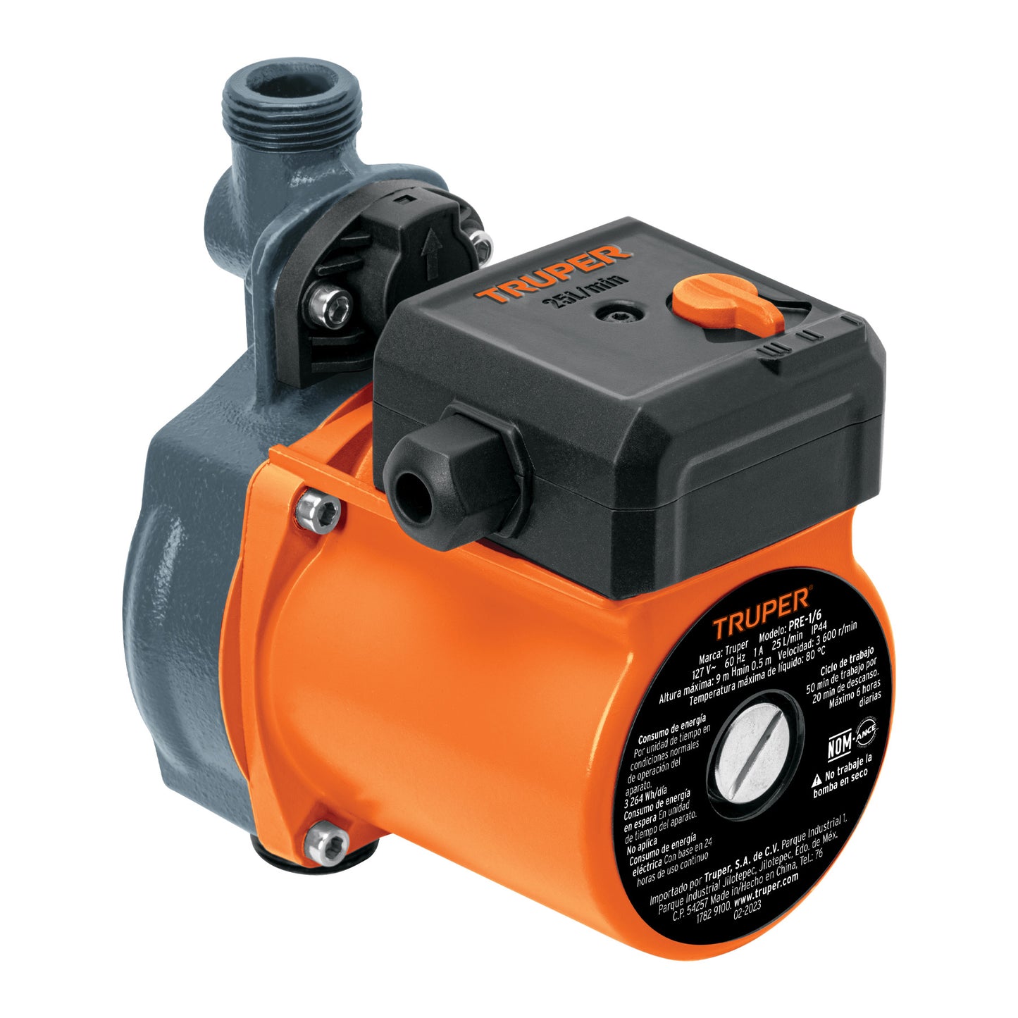 Bomba presurizadora 1/6 HP. TRUPER