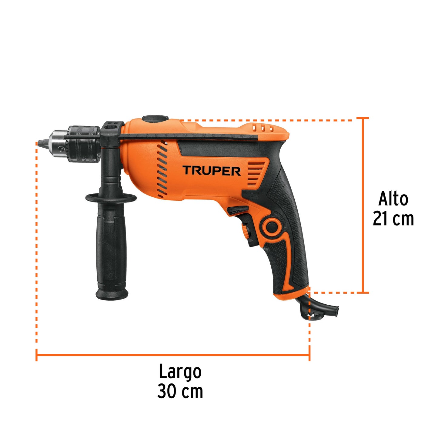 Rotomartillo 1/2". 750W. TRUPER PRO