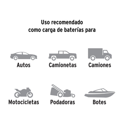 Cargador c/arrancador de 200 A para baterías de 12 V, TRUPER